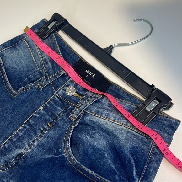 Kollar Clothing blown out knee denim medium blue size 28 - Picture 7 of 10